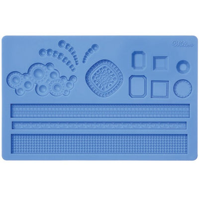 Jewellery Fondant and Gumpaste Silicone mould jewels and chain NO2