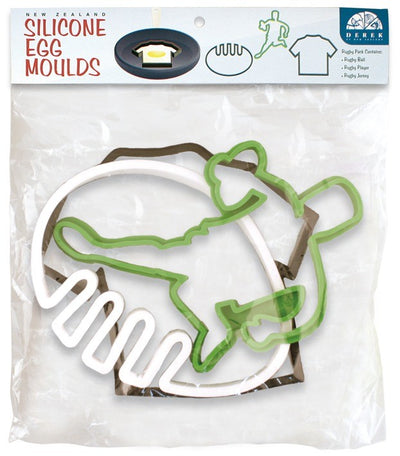 Rugby egg or batter silicone pancake rings