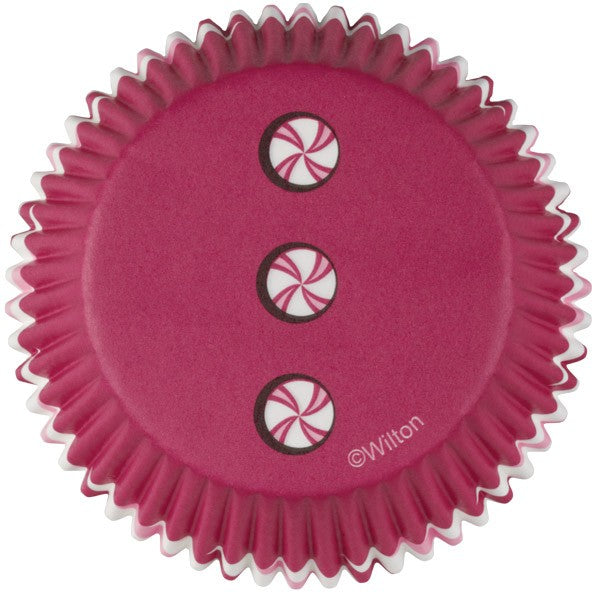 Peppermint twist standard cupcake papers