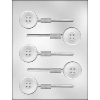 Button lollipop chocolate mould