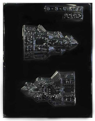 3d Castle chocolate mould large