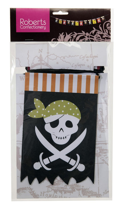 Pirate party bunting garland
