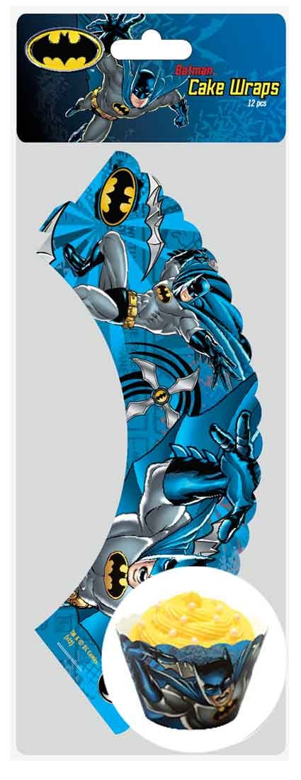 Cupcake wrappers Batman (12)