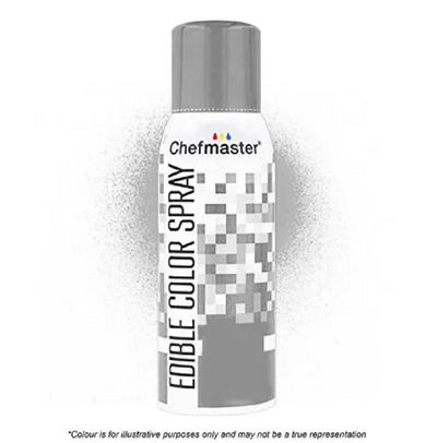Chefmaster edible colour spray for icing Silver (North Island Urban Delivery ONLY)
