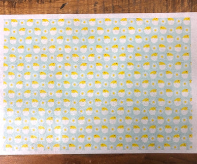 WAFER PAPER SHEET Easter Chick in egg