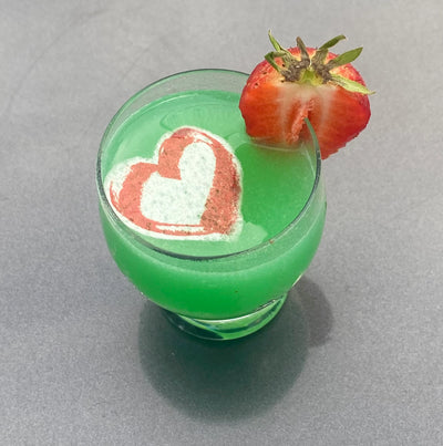 Custom WAFER PAPER edible logo sheet for cocktails and drinks