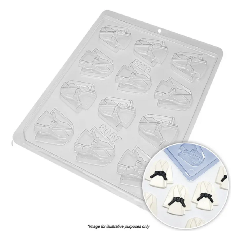 Karate shirt uniform chocolate mould use for kimono too