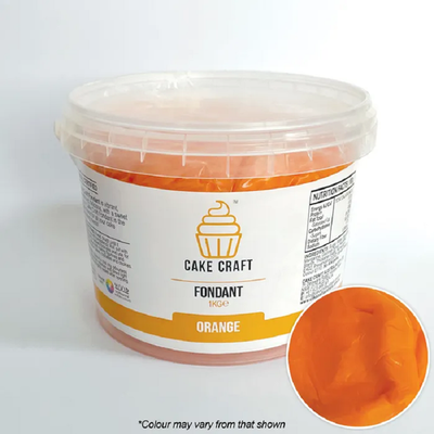 1kg Cake Craft Fondant Orange
