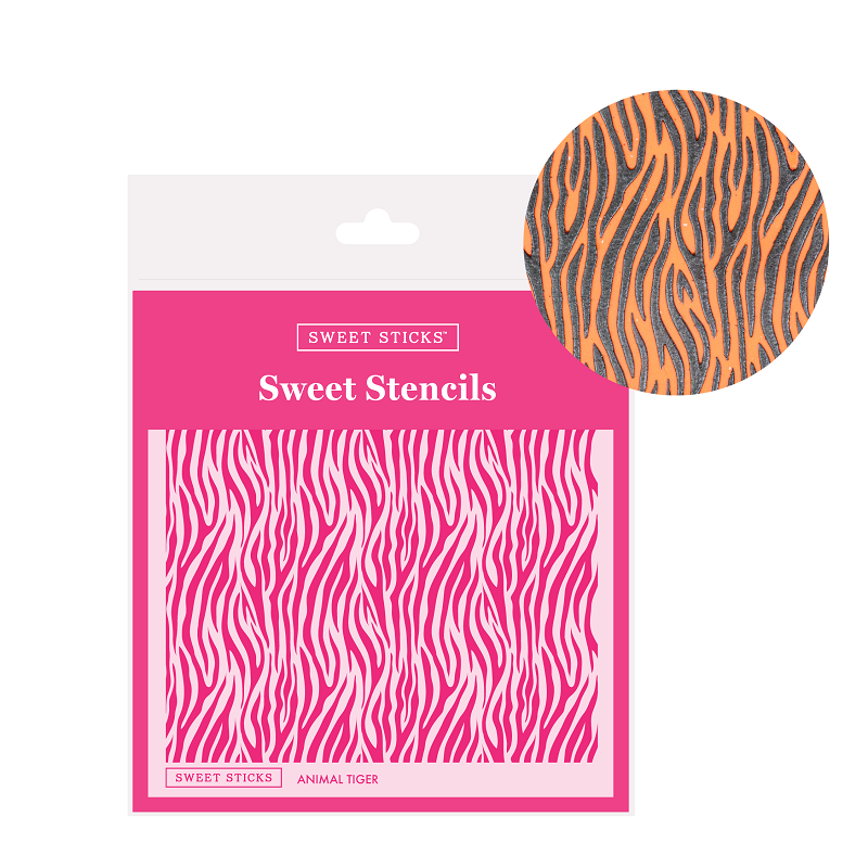 Animal Tiger Stencil by Sweet Sticks