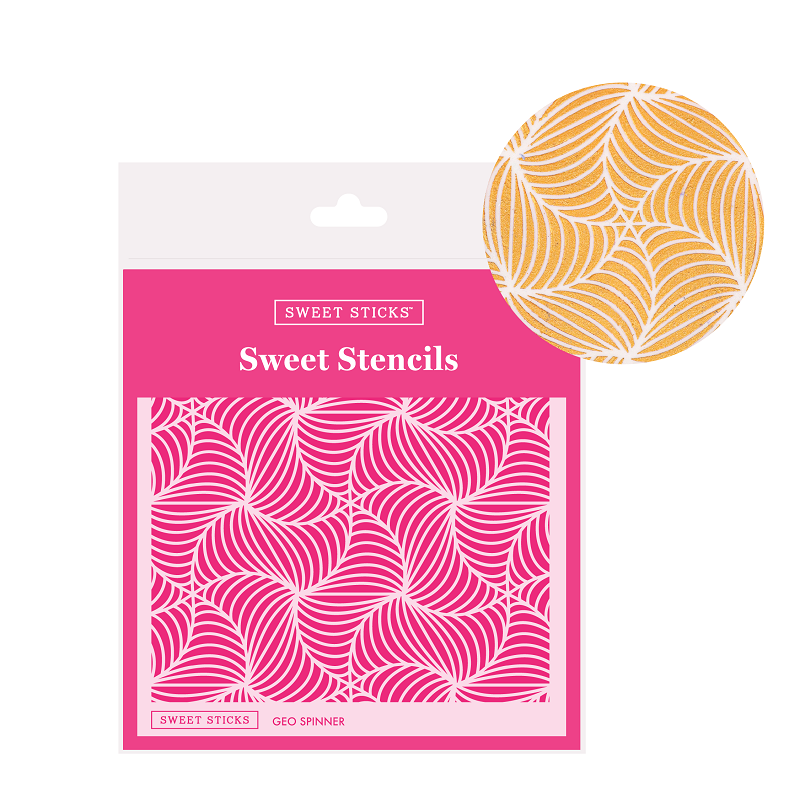 Geo Spinner Stencil by Sweet Sticks