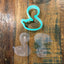 Snake or Swan Cookie cutter with matching stencils