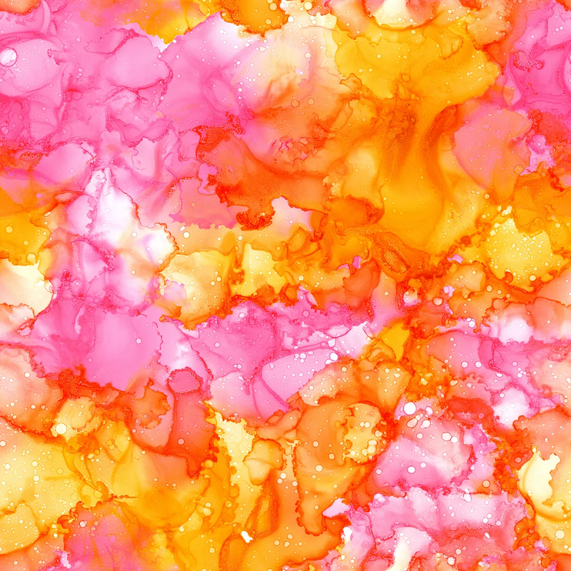 Cello Sheet for isomalt by Simi Cakes Tie Dye Orange