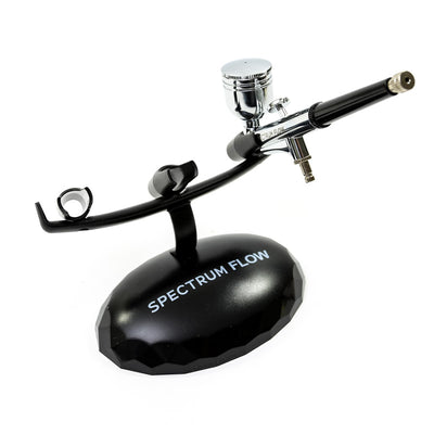 Airbush pen or gun holder for side or top fed airbrushes