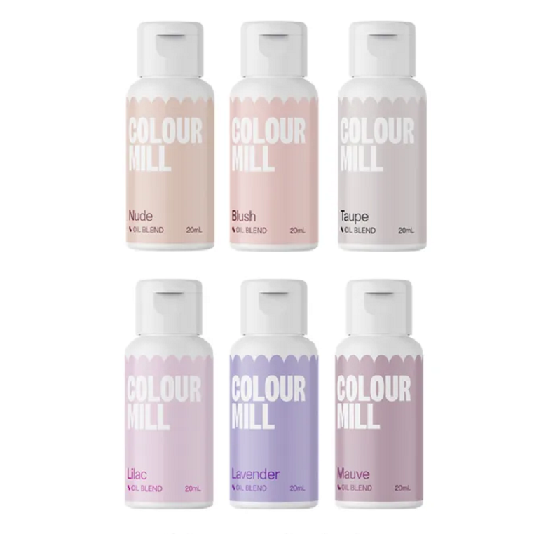 Colour mill oil based food colouring 6 pack Bridal