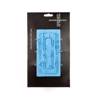 Chocolate bar Crackle silicone mould by Sprinks
