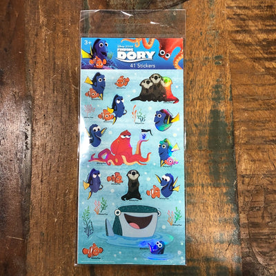 Licensed Disney sticker sheet Finding Dory & Nemo