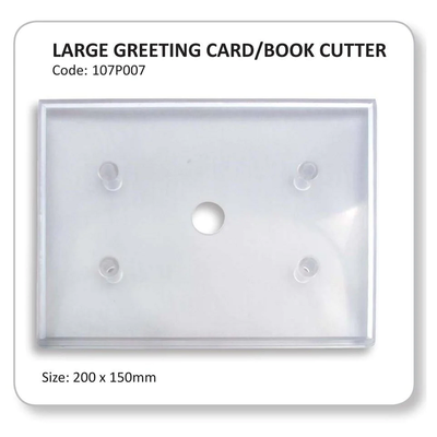 Rectangle large cutter use for book greeting card or plaque
