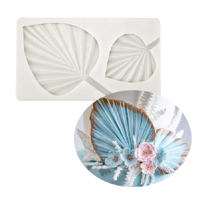 Palm leaf leaves silicone mould large