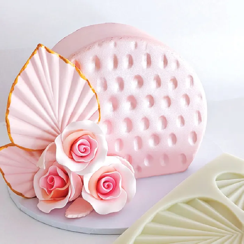 Palm leaf leaves silicone mould large