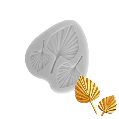 Palm Leaf leaves silicone mould small