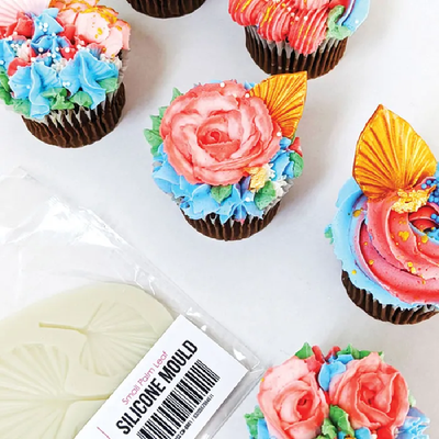 Palm Leaf leaves silicone mould small