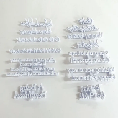 Special occasional and seasonal embossing words stamps set for cakes or cookies