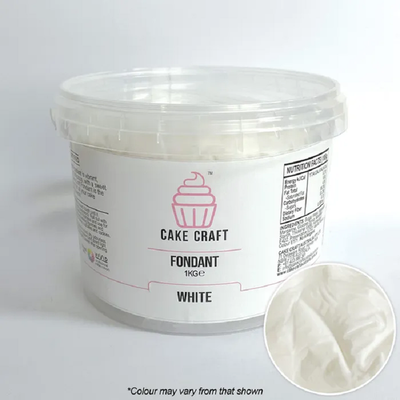 1kg Cake Craft Fondant White