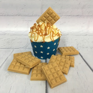 Mini chocolate bars cupcake decorations