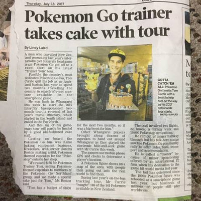 Trainer Tom comes to visit Kiwicakes for Pokemon Go