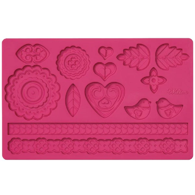 Valentines Silicone Icing Moulds