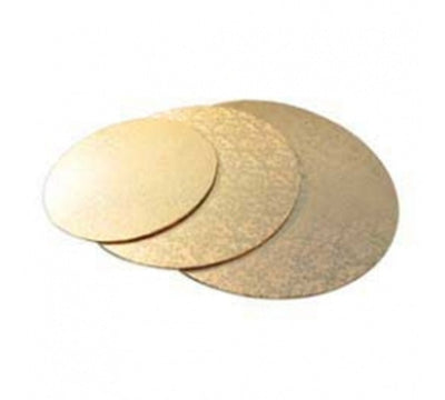Cake boards Round Gold masonite 6mm Collection Image
