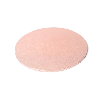 Cake boards Round Rose Gold Masonite Collection Image