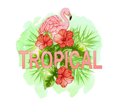 Flamingo & Tropical party Collection Image