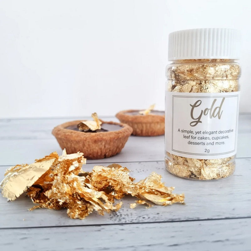 Gold & silver leaf Kiwicakes Cake Decorating Supplies Whangarei