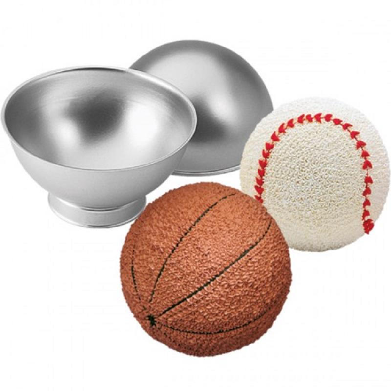 PME BALL084 Aluminum Ball/Hemisphere Pan, 8 X 4-Inch Anodized