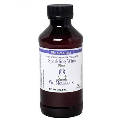 Lorann Oils flavouring 4oz 118.3ml Sparkling wine (Champagne) BB 31/7/26