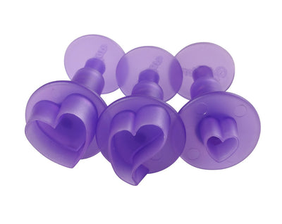 Wilton Hearts Mini Fondant Cut Outs ejector plunger cut