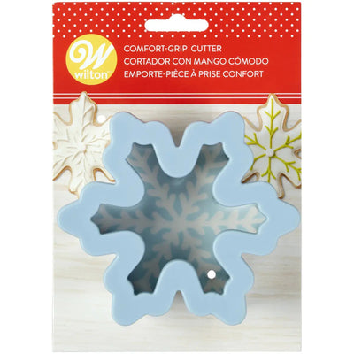 Snowflake comfort grip cookie cutter