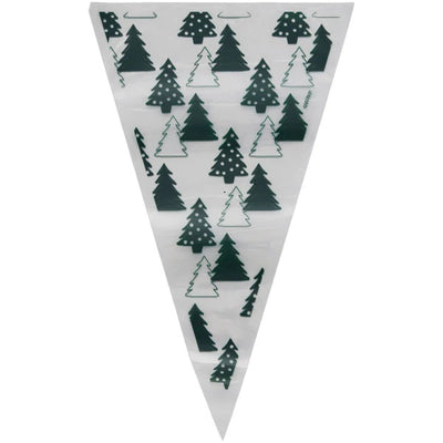 Christmas Tree Design Disposable Piping Bags Pack 10
