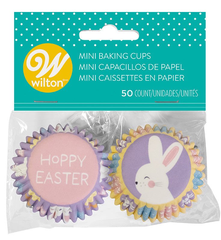 Easter Bunny and Eggs Mini Cupcake papers (50)