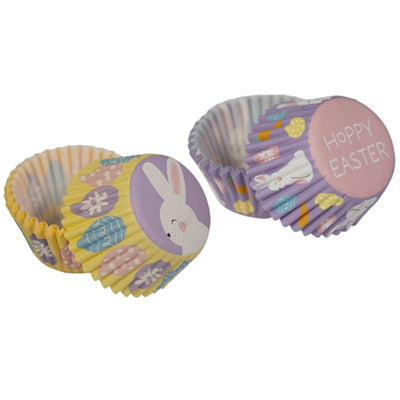 Easter Bunny and Eggs Mini Cupcake papers (50)