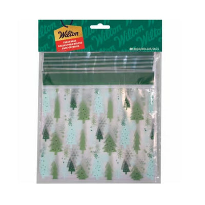 Resealable Christmas Tree Treat Bags by Wilton