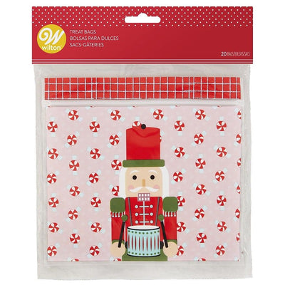Resealable Christmas treat bag kit nutcracker
