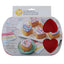 6 cavity silicone mould mini hearts