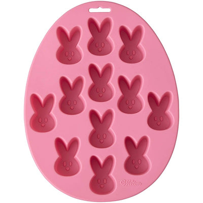 Easter Bunny head silicone mould for chocolates and mini treats