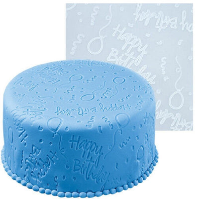 SPECIAL 50% OFF Happy Birthday silicone impression mat