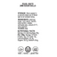 Product label for Pearl White 2mm sugar balls with storage, ingredient, nutritional facts, and certification information.