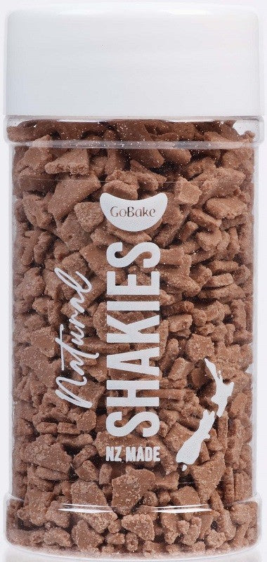 SPECIAL B/B 11/23 Shakies Natural Chocolate sprinkles 60 gram jar