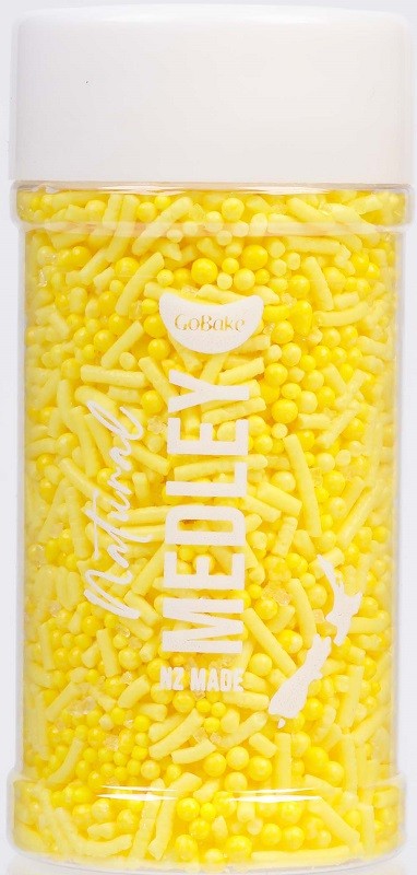 SPECIAL B/B 12/23 Gobake natural colours sprinkle medley Yellow 85g