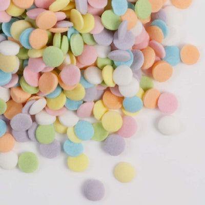 SPECIAL B/B 4/24 Pastel Rainbow confetti 5mm sprinkles by GoBake